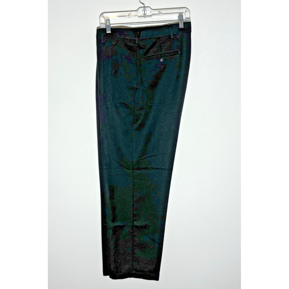 Studio Bill Blass Dress Pants‎ 41x31.5 Men's Black Formal Career Trousers - Picture 2 of 7